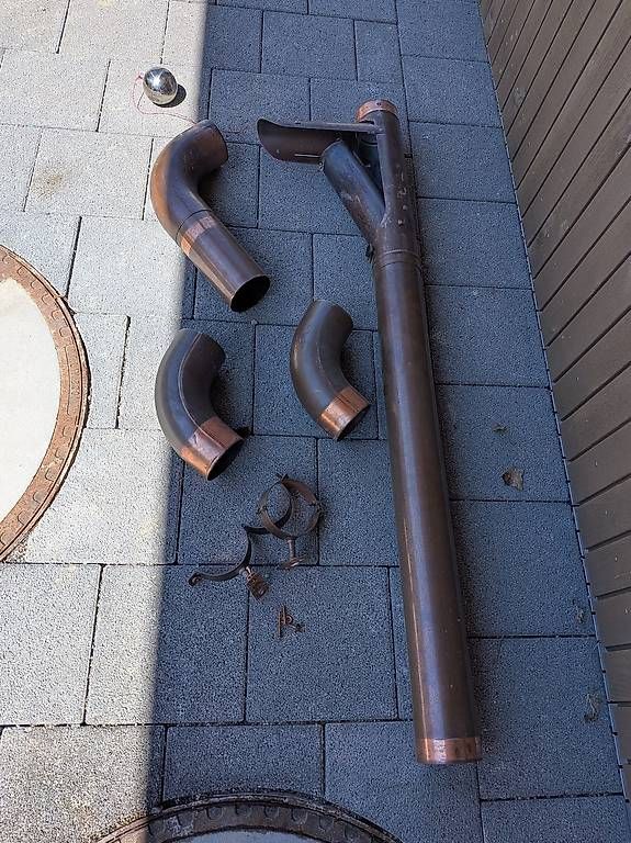 Sonstiges Baustoffe: Kupferrohre, -bögen, -schellen und Wasserabscheider – Gebraucht aus Niederried b. Kall von angi008