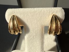 Vintage Ohrringe Clips Luxus Modeschmuck  