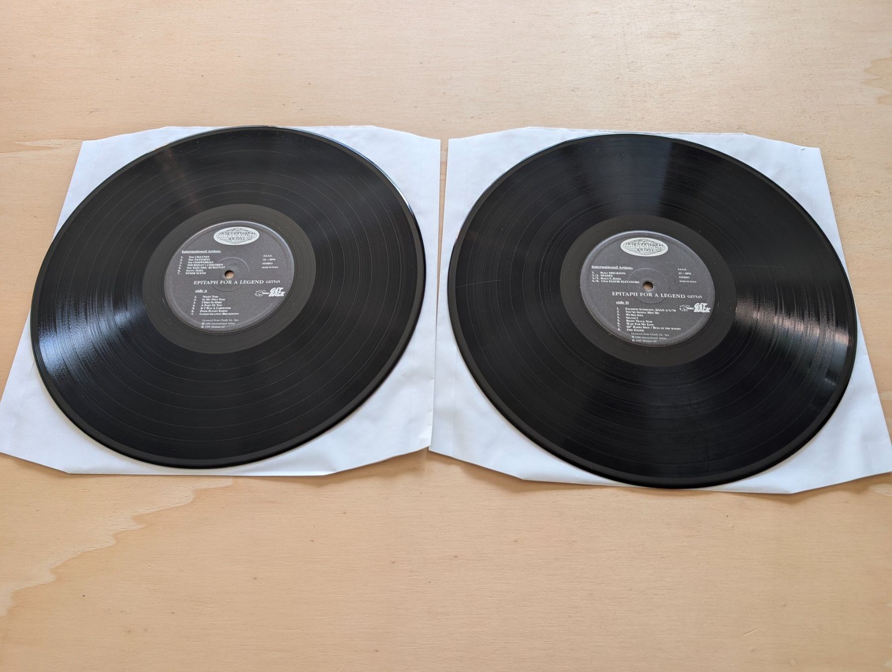 Schallplatten: Epitaph For A Legend  I 99 – Gebraucht aus Ebikon von soundundvielfalt 7