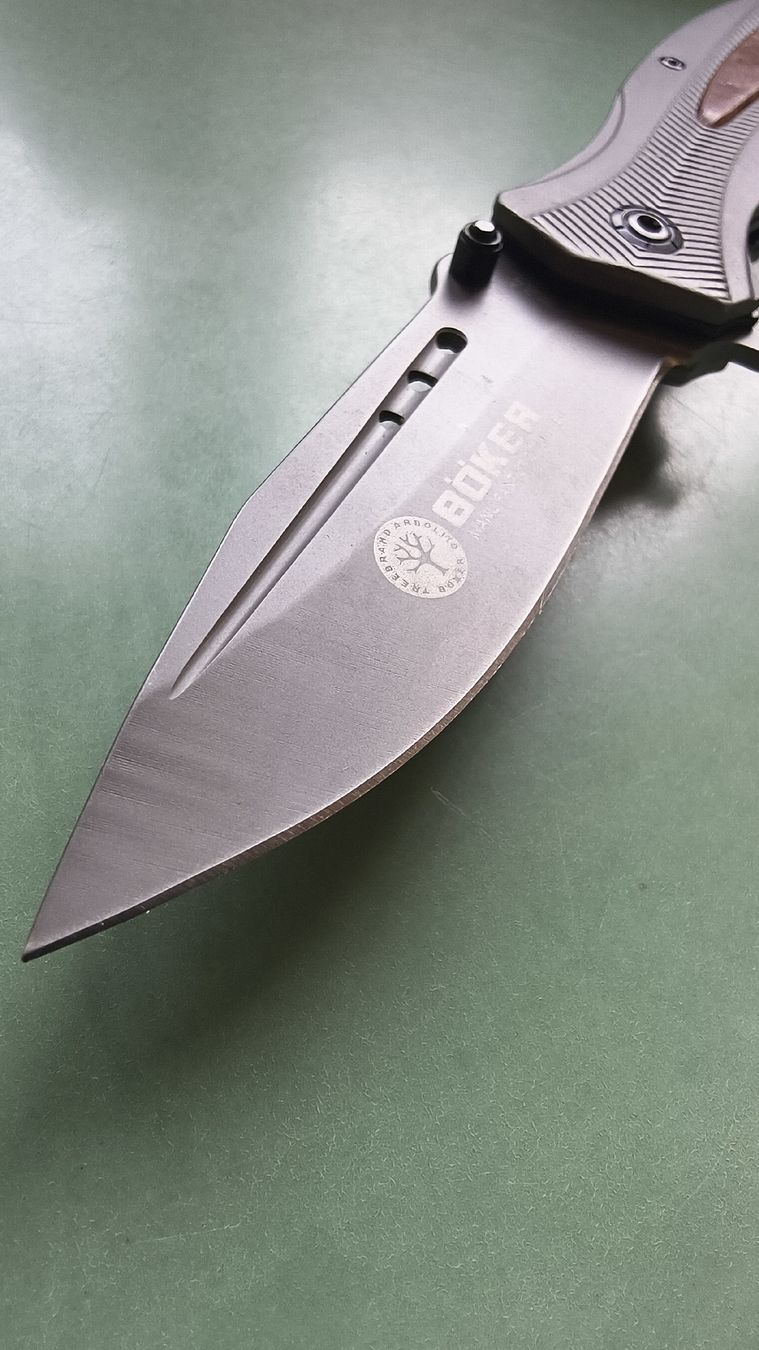 Coltelli tascabile: Grosses Taschenmesser Böker  – Nuovo (secondo la descrizione) da Leimiswil venduto da Kallebulli 5