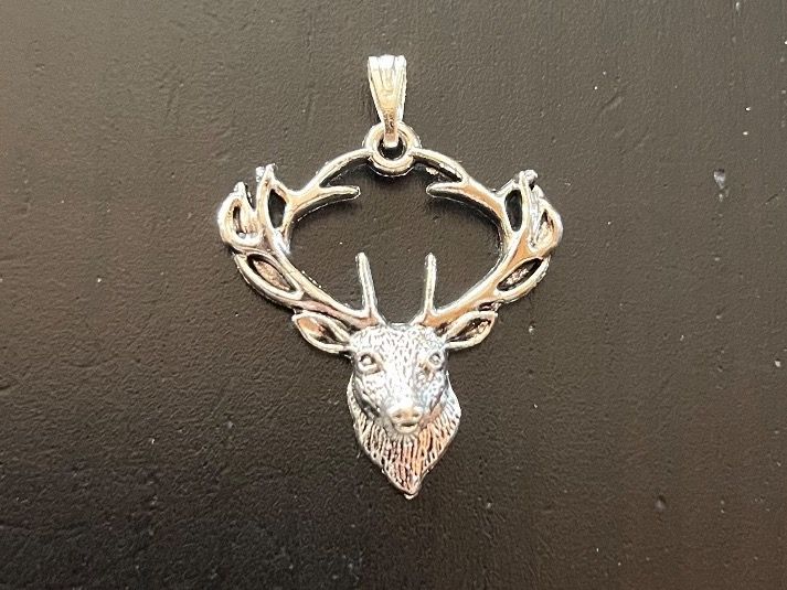 Ciondoli: Amulett ( Anhänger) Hirsch – Nuovo (secondo la descrizione) da Gams venduto da Mariawicca