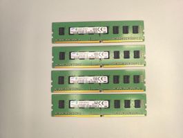 4x 4 GB DDR4 RAM