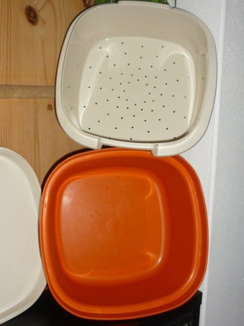 Tupperware Contenitori & Simili: TUPPERWARE DECKEL MIT GEBRAUCHSSPUREN.  SIEHE FOTO – Usato da St.Gallen venduto da Anso 1
