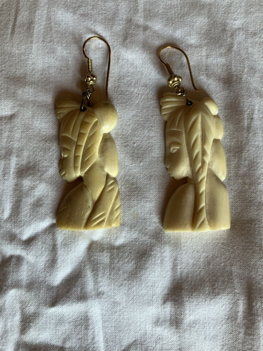 Boucles d'oreille: Vintage Ohrhaenger Knochen – D'occasion à Bassersdorf par groovygremlin