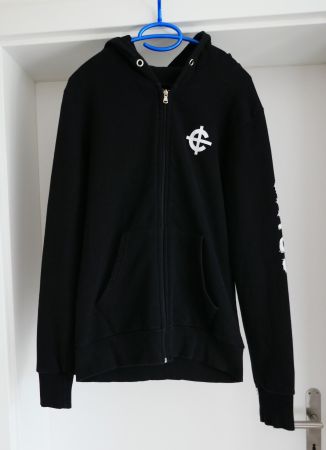 Sweatjacke Gr. S, schwarz