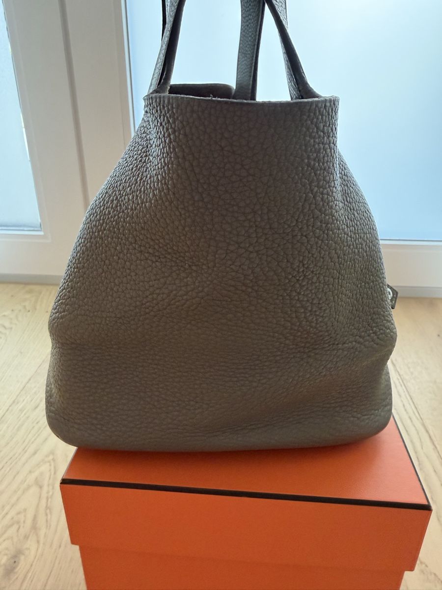 Hermès Borse: Hermès Picotin 22 Clemence Leder Etoupe – Usato da Winkel venduto da blugirlblumarine 8