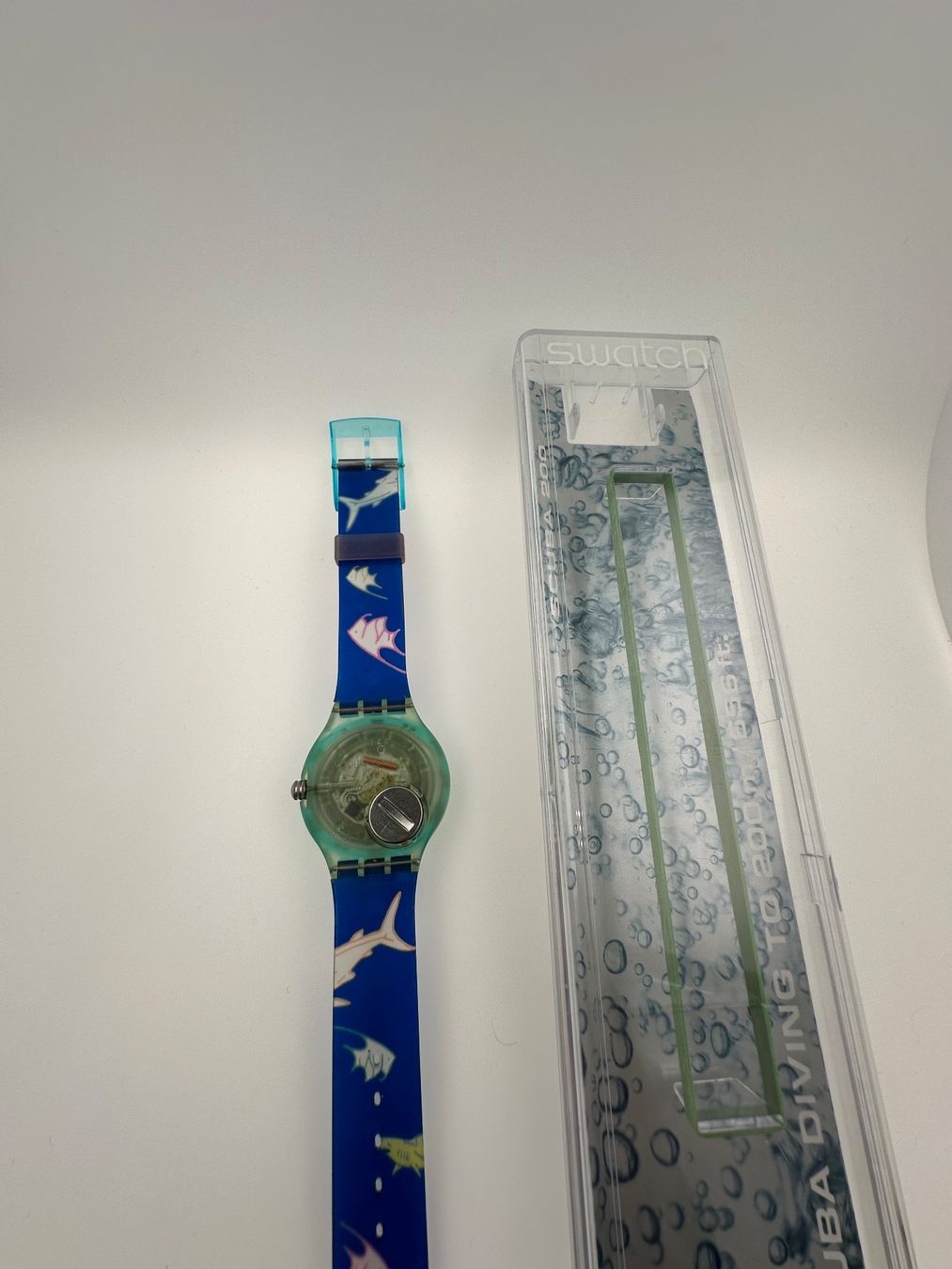 Swatch Uhren: SWATCH SCUBA200 HAPPY FISH NEU 1991 – Neu und originalverpackt aus Bremgarten AG von uhrenshopp 1