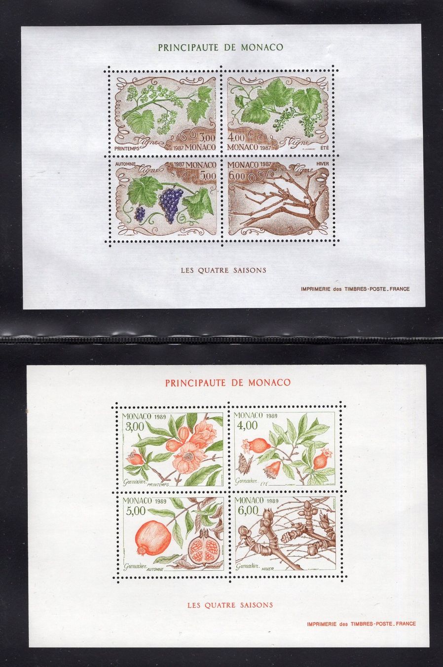 Alle Briefmarken: R5199  /  MONACO 13 blocs neufs XX – Neu (gemäss Beschreibung) aus Ste-Croix von MONT-TAGNAC 2