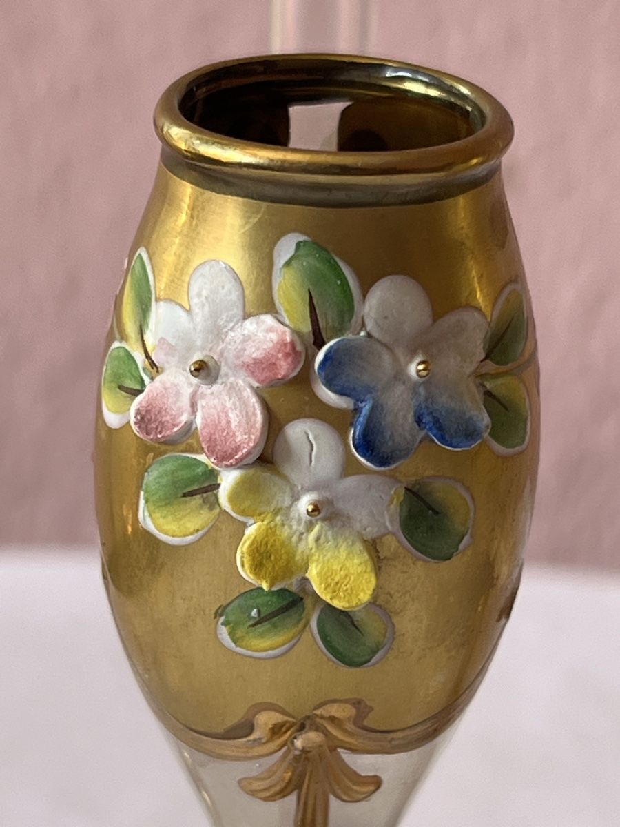Bicchieri: Böhmische Weingläser, handbemalt, 2 Stk. – Usato da Zürich venduto da juergarno 4