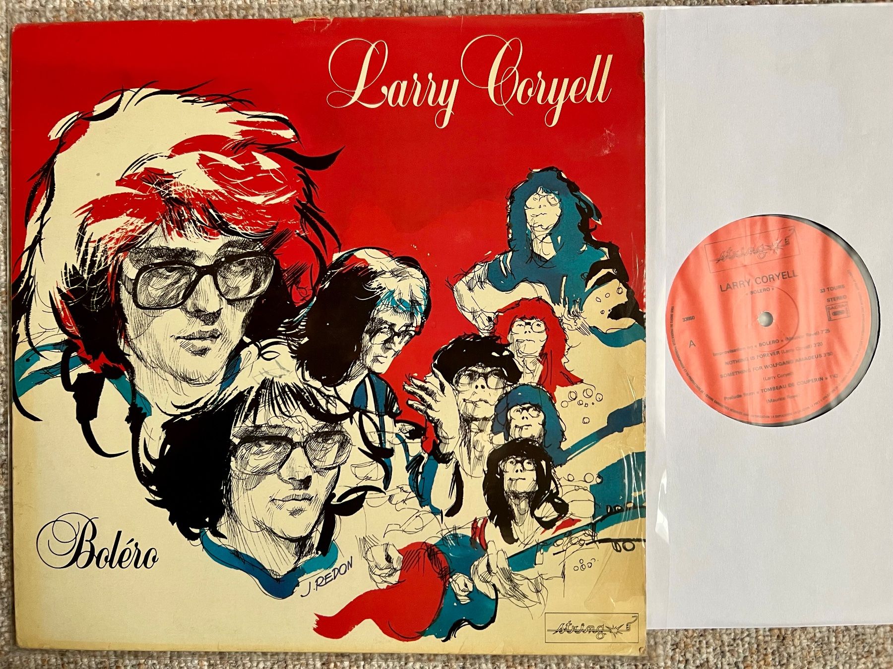 Dischi in vinile: Larry Coryell Boléro LP GEWASCHEN TOP – Usato da Unterseen venduto da vinylmore