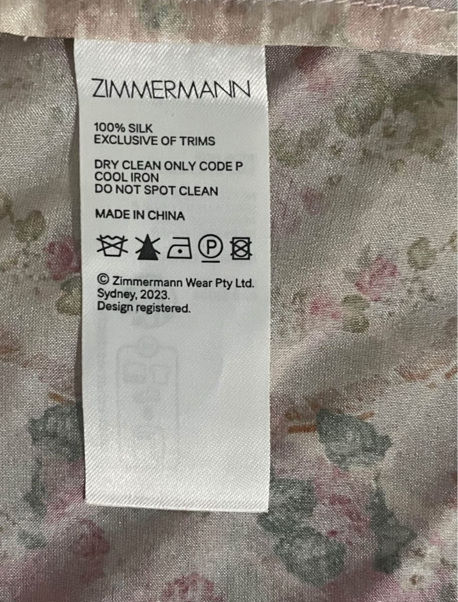Zimmermann Vestiti: Zimmermann Elegant Silk Midi Dress – Nuovo (secondo la descrizione) da St.Josefen venduto da lop_lh8d 9