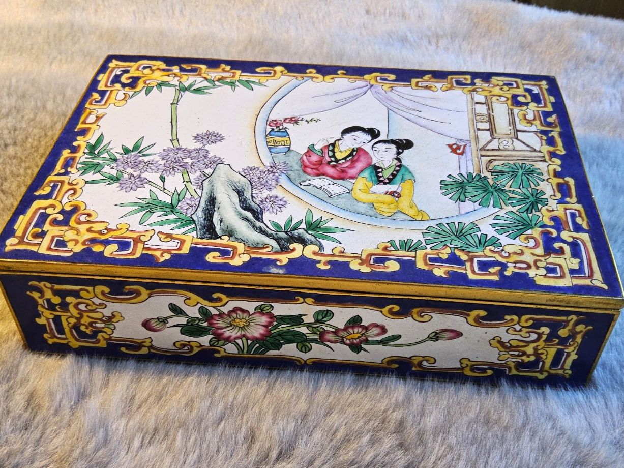 Dosen: Antike perfekte Canton Email Dose China, ca 1920 – Gebraucht aus Zürich von SciTec 4