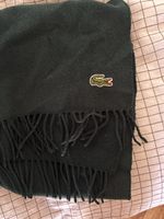 Echarpe vintage Lacoste verte 