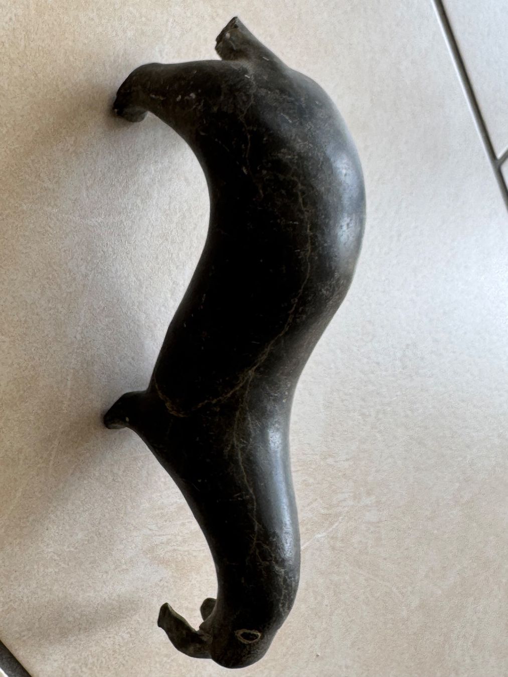 Statuette: Specksteinfigur, sehr alt, einzigartig – Usato da Stein AG venduto da elv_6hkd 1