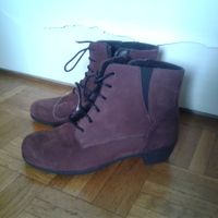 Braune Wildleder Stiefeletten, Gr. 36, Neuwertig!