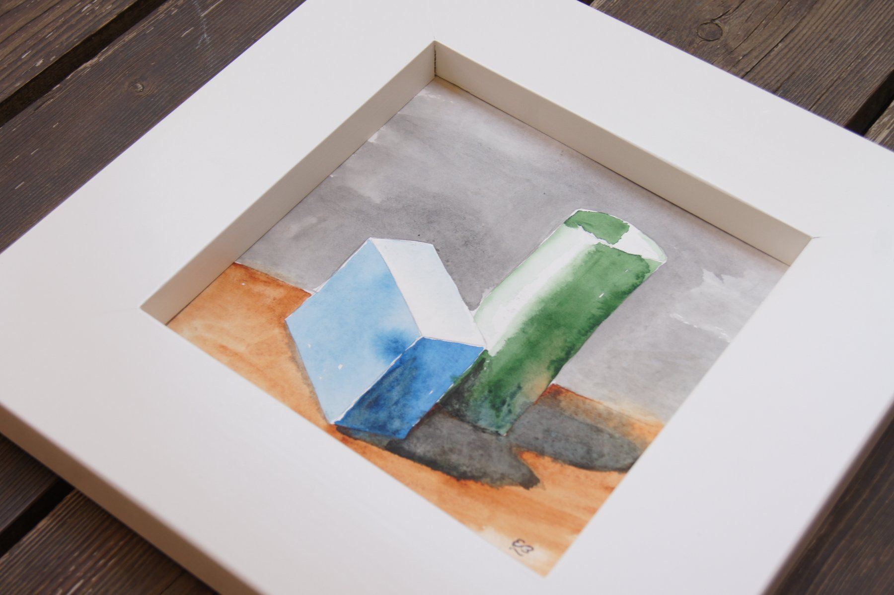 Dipinti: Aquarell: Geometrische Körper – Nuovo (secondo la descrizione) da Fribourg venduto da erw_68dx 1