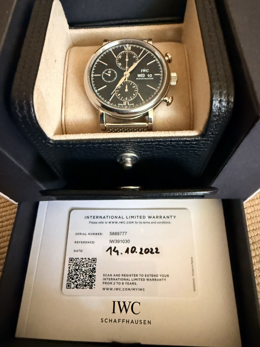 IWC Orologi: IWC Portofino Chronograph – Nuovo (secondo la descrizione) da Prilly venduto da VESKO79 4