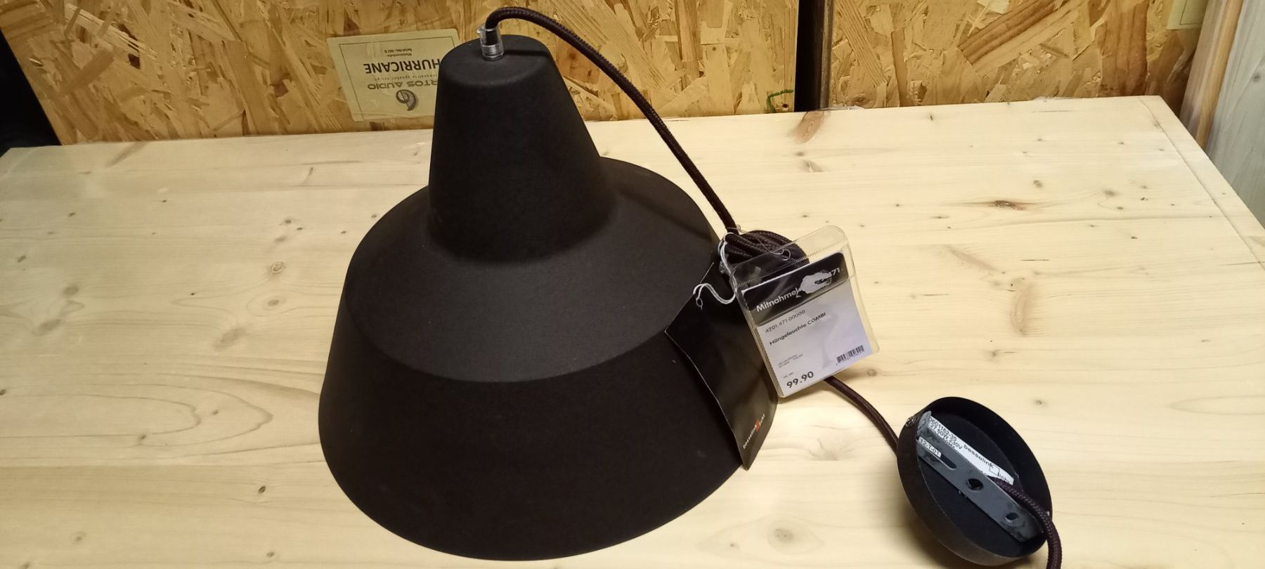 Lampadari & plafoniere: Hängeleuchte Metall braun – Nuovo e nell'imballaggio originale da Salez venduto da EMERCARO 1
