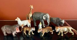 ANTIKE ZOOTIERE Konvolut aus Elastolin