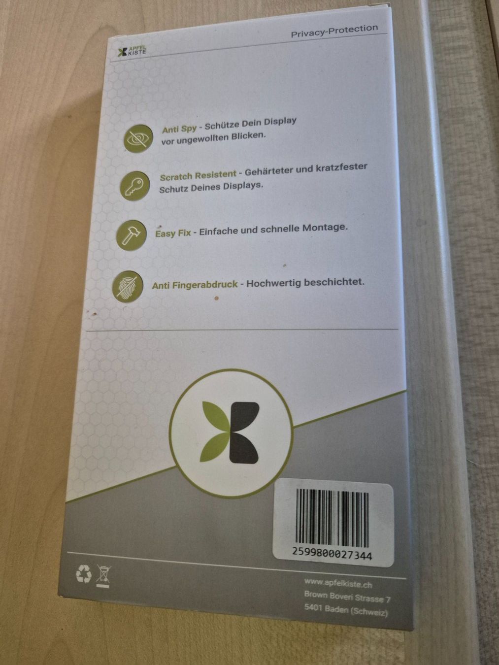 Ritocchi & pellicole di protezione: Privacy- Protection Samsung Galaxy S24 – Nuovo e nell'imballaggio originale da Eggenwil venduto da ioupod 1