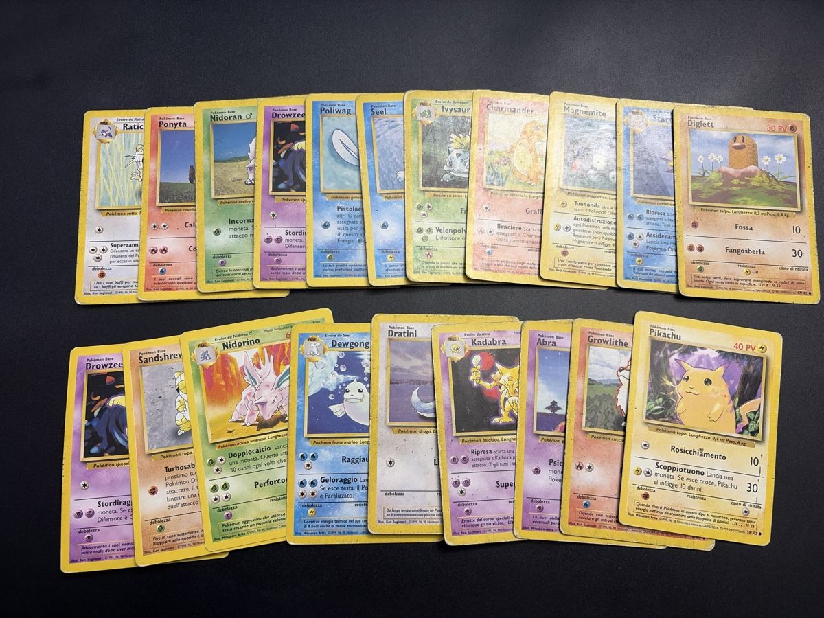 Pokémon Carte collezionabili: 20 Pokémon Set Base Cards – Usato da Bioggio venduto da Iannu