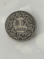 2 Franken 1886  Rar