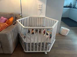 Laufgitter für Babys Höhenverstellbar