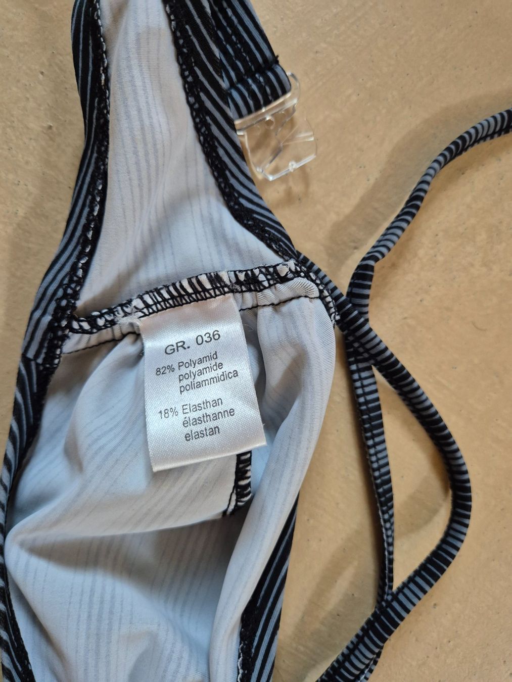 Costumi da bagno & Bikini: Gestreifter Sommer Bikini, Damen, Gr. 36, – Usato da Dietikon venduto da grafad 1