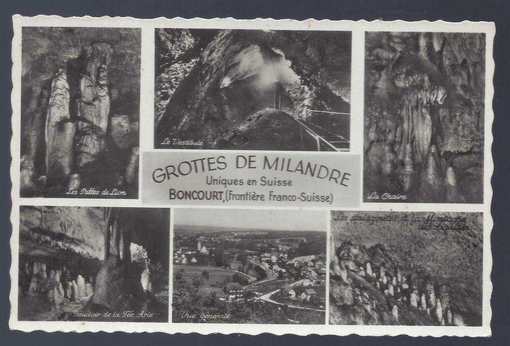 BONCOURT (JU) Grottes de Milandre, non circulöe (Gebraucht) in Les ...