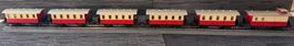 Märklin H0 Set mit 5 Personenwagen und 1 Gepäckwagen