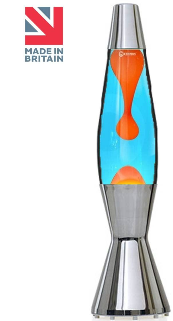 Mathmos Lampen: Mathmos Astrobaby Lavalampe Silber Blau/Orange Lava Lampe – Gebraucht aus Beringen von Arven86 7
