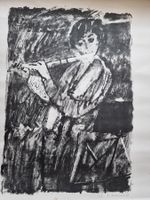 HENRI SCHMID LITHOGRAPHIE SIGNIERT