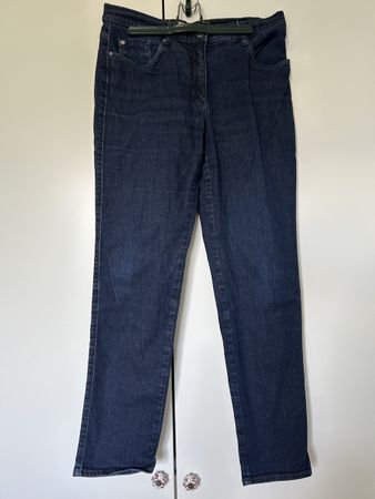 Brax Jeans, Style Mary, Gr. 38K, Dunkelblau, Neuwertig!