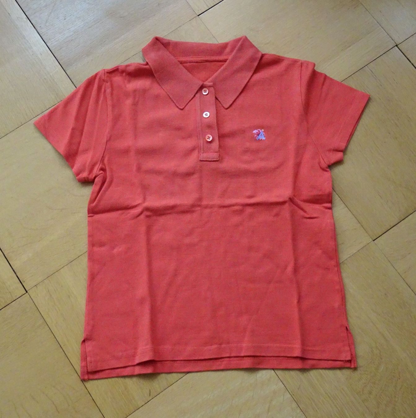 Polo-Shirts: Schönes orangerotes Polohemd, Gr. S – Gebraucht aus Zürich von ganzgut1001