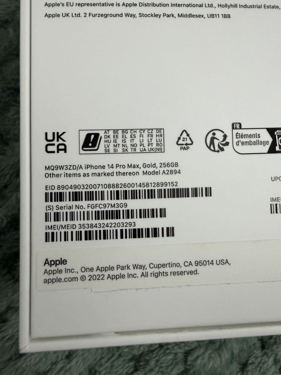 Apple Telefoni cellulari / Smartphones: Iphone 14 Pro Max 256 GB – Usato da Steinhausen venduto da sena69 5