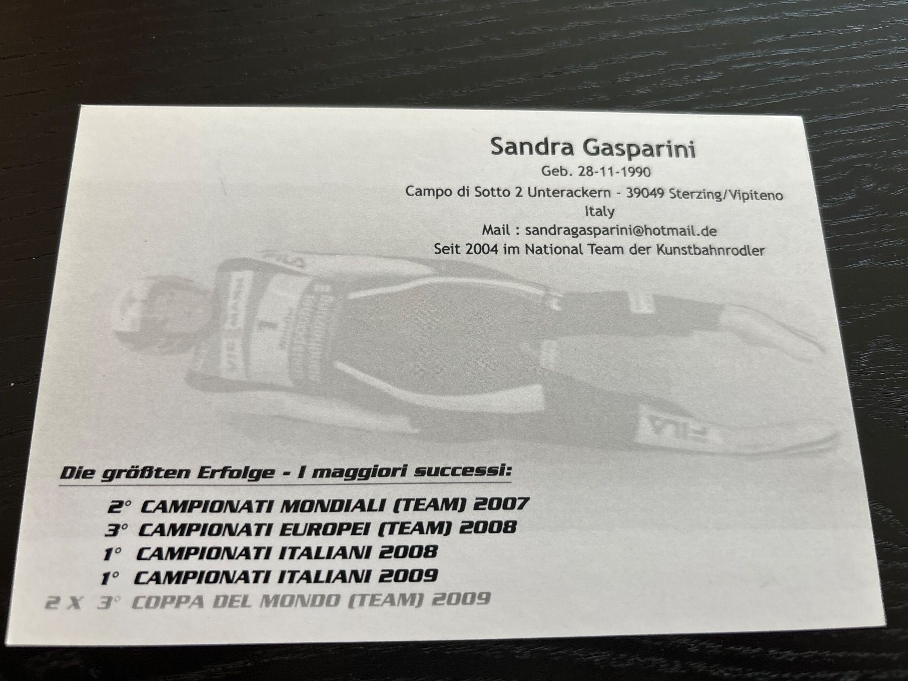Autografi: Sandra Gasparini – Usato da Uetendorf venduto da hoisle 1