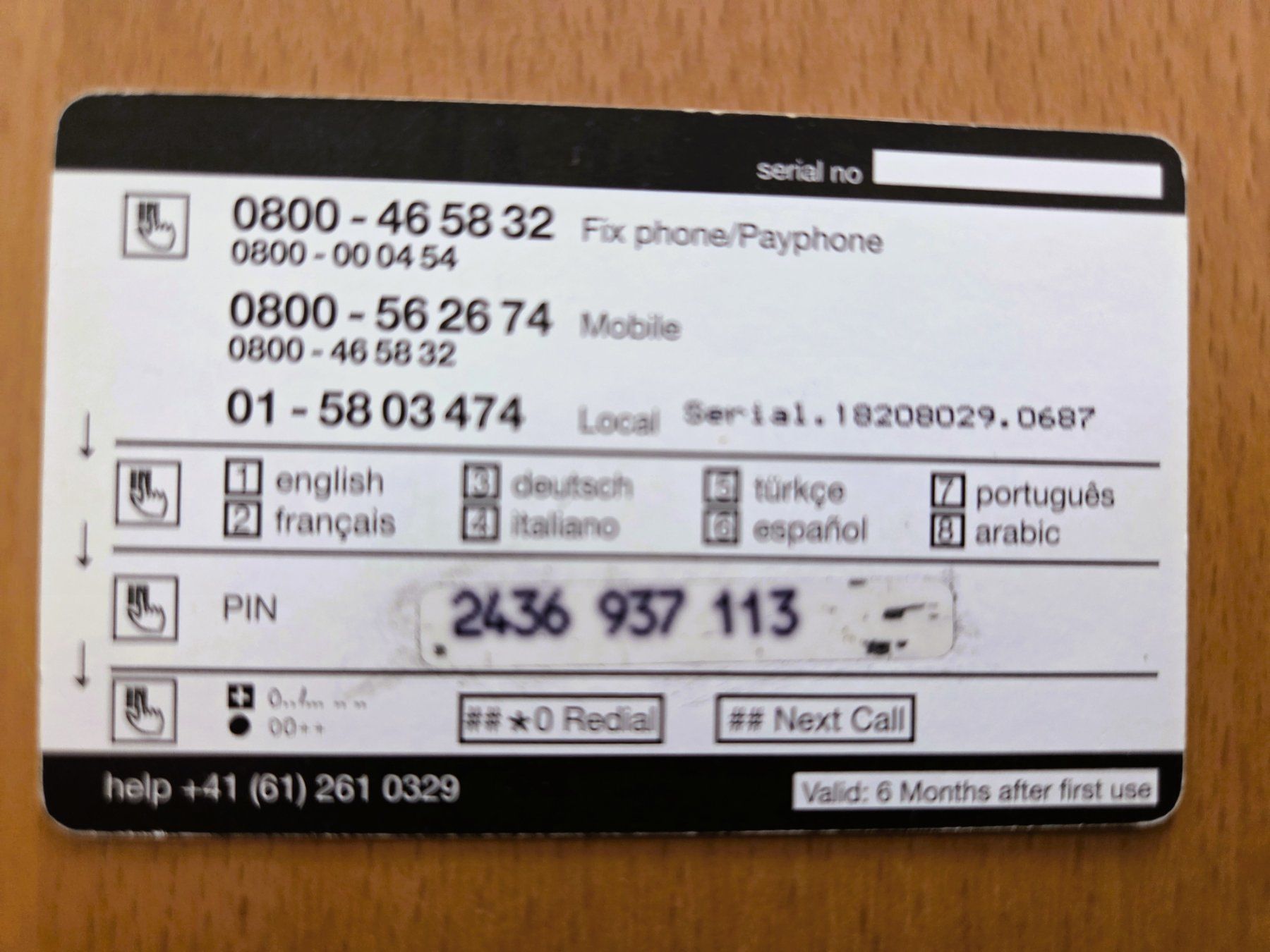Schede telefoniche: PREPAID - SCHWEIZ – Usato da Brüttisellen venduto da Nighttrain 1