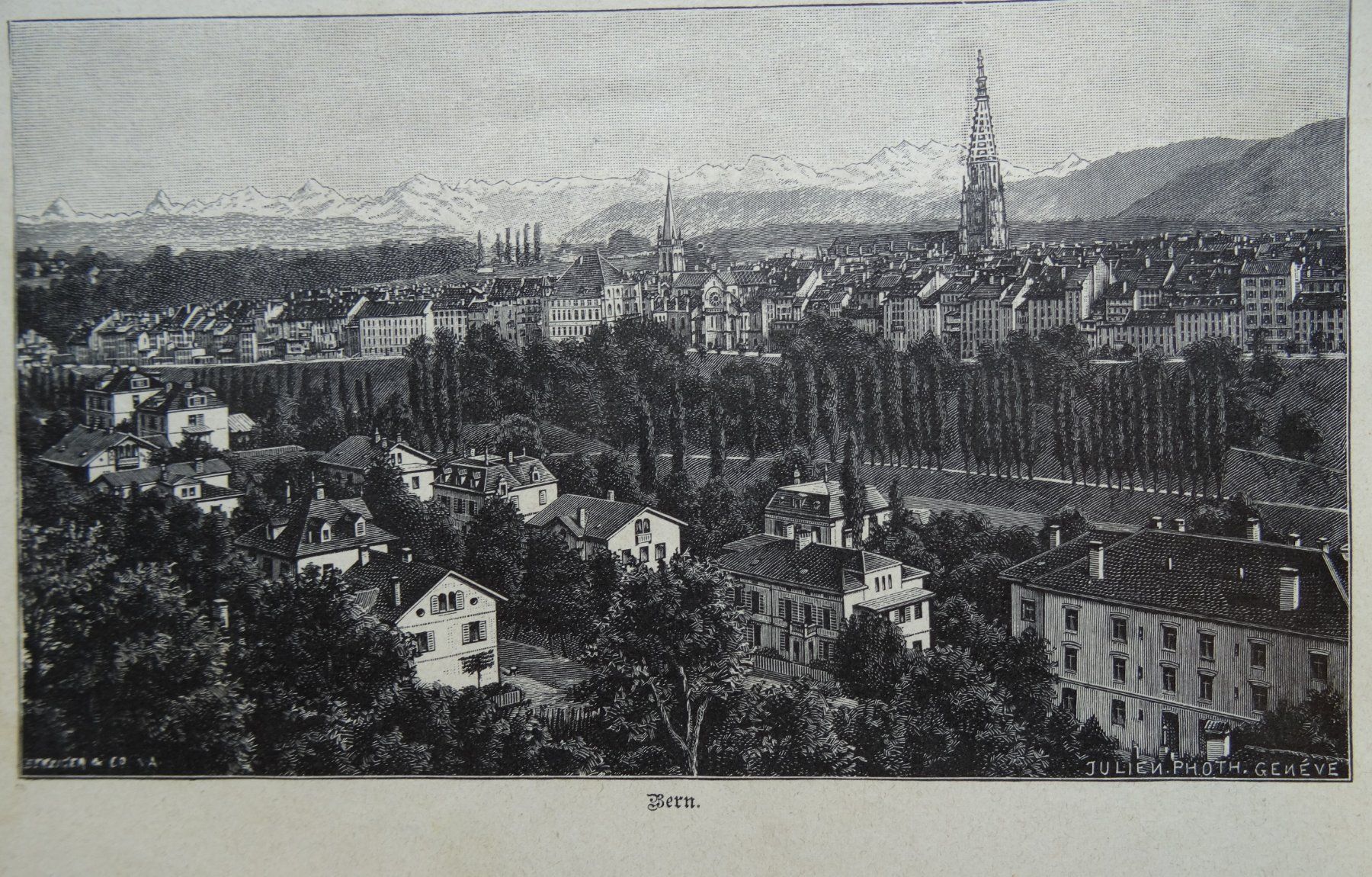 Cartoline postali: Bern Xylographie von 1907 – Usato da Safnern venduto da Wstussi