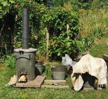 Raku-Ochsnerkübel-Brennofen