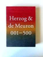 Herzog & de Meuron 001–500. Simonett & Baer. First Ed. 2019