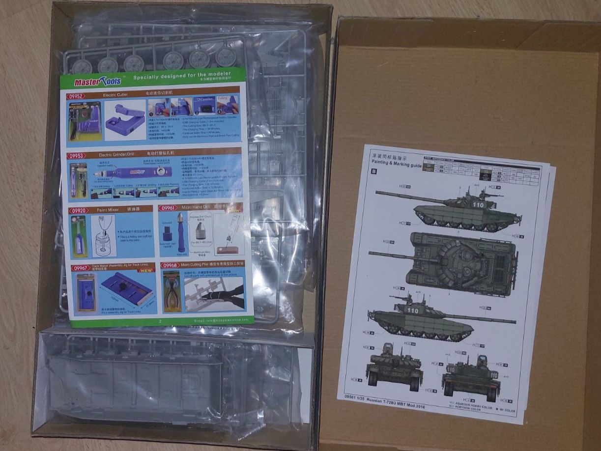 Kit di modellismo & Modellini statici: TRUMPETER T-72B3 1:35 – Nuovo (secondo la descrizione) da SEUZACH venduto da Sibylle223 1