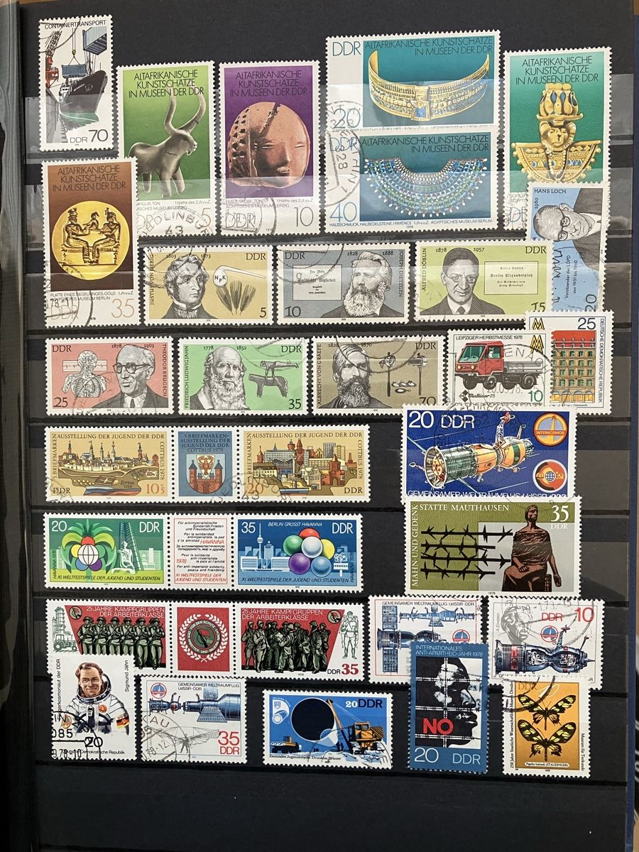 Tutti i francobolli: Deutschland DDR gest/postfr 6s 1977-80 – Usato da Cham venduto da Diablo1232 2