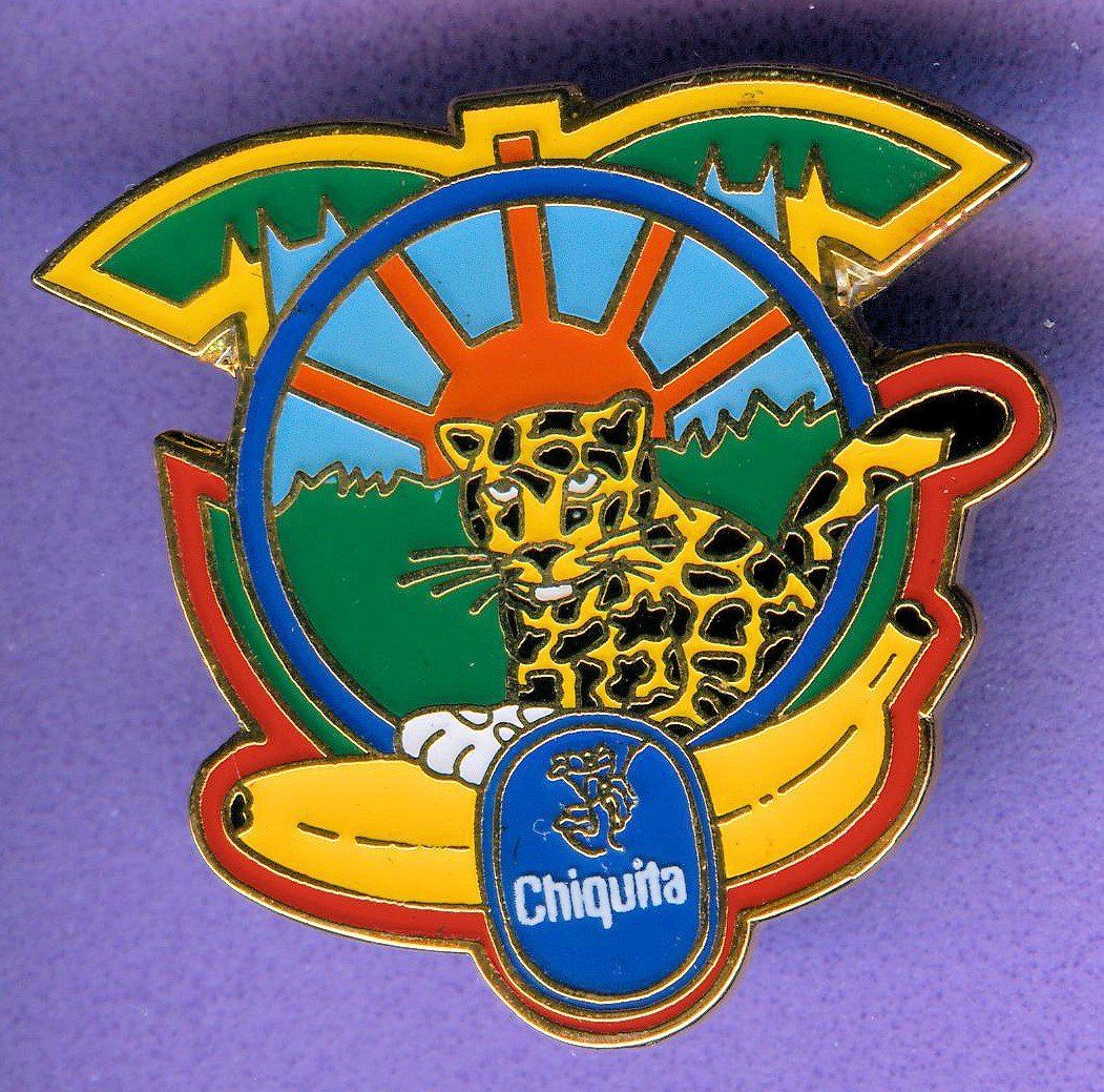Chiquita Placchette & Badge: CHIQUITA  Leopard – Usato da Winterthur venduto da Sammleroase