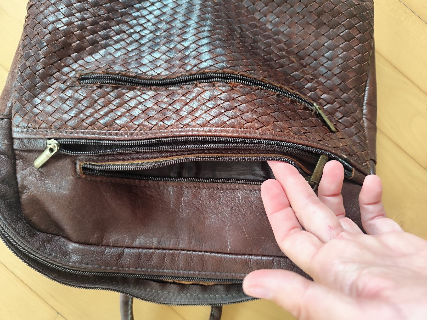 Zaini: Echte Leder Rucksack Braun, Vintage – Usato da Zürich venduto da Claudia_Zueri 6