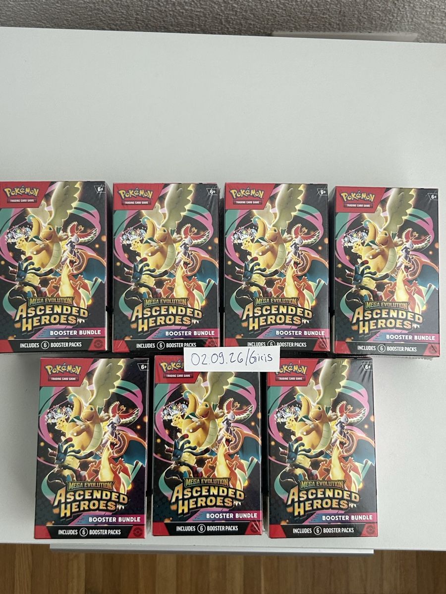 Pokémon Carte collezionabili: Pokémon Mega Evolution – Ascended Heroes Booster Bundle – Nuovo e nell'imballaggio originale da Aarau venduto da Gr07