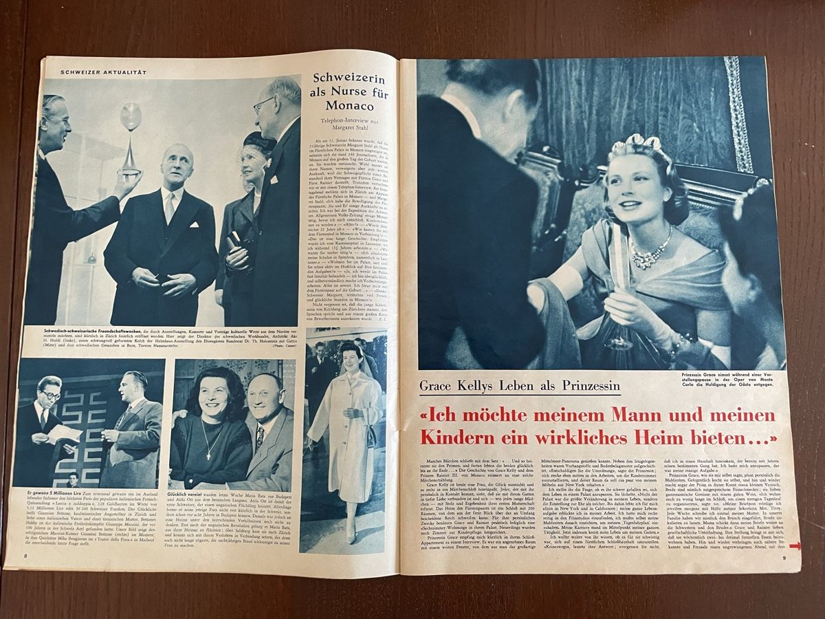 Zeitschriften & Magazine: Sie&Er 1957, Grace Kelly  – Gebraucht aus Oftringen von Jradioman 2