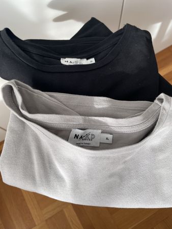 2 NA-KD Reborn T-Shirts, Oversized, Gr. XL