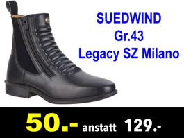 🔴  Stiefeletten SUEDWIND Gr. 43 Legacy SZ Milano /372B