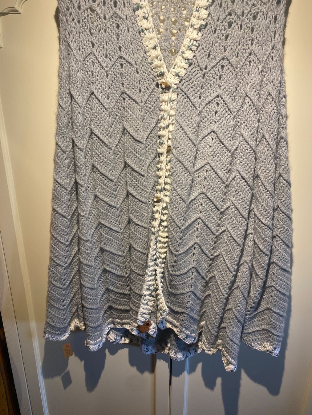 Jacken: STRICKJACKE-BLAU-WEISS,HANDGEMACHT – Neu und originalverpackt aus Meienried von ManuelaBoutique 2