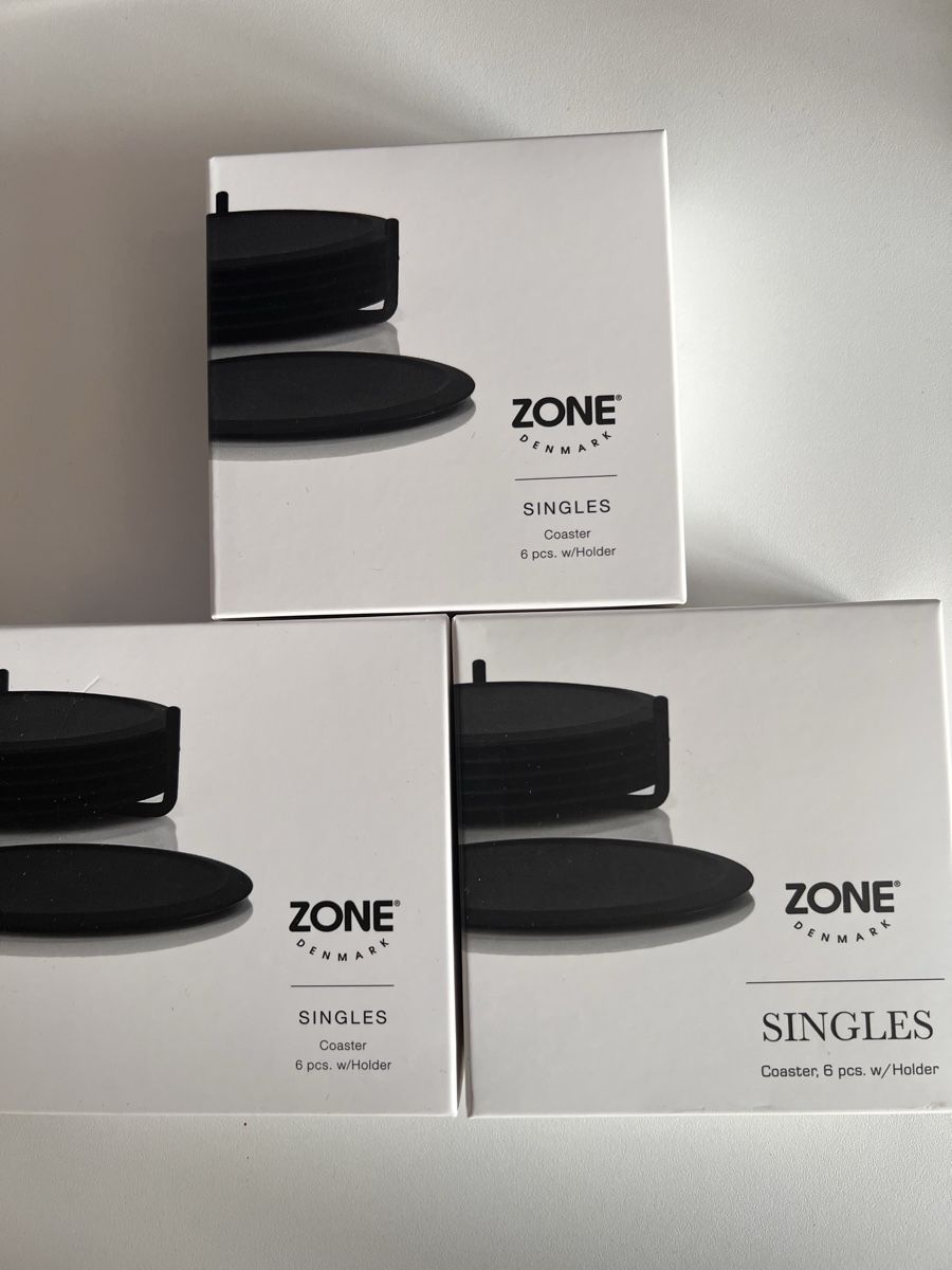 Untersetzer: 3 Stück Zone Denmark SINGLE Coaster 6 Stk.  – Neu und originalverpackt aus Uster von SmartSales_zh